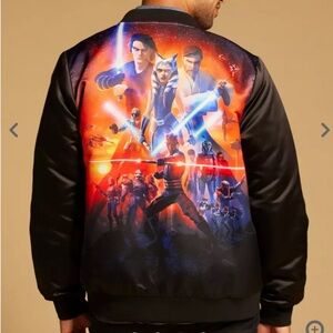 Her Universe Star Wars Clone Wars Group Shot Bomber Jacket Exclusive Size Medium